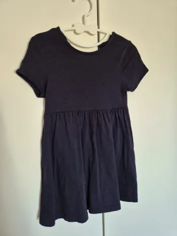 robe d'été KIABI taille 2 ans 92cm bleu marine manches courtes 🌸 collection 2025
