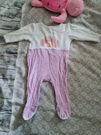 Pyjama fin fille 3 mois gémo