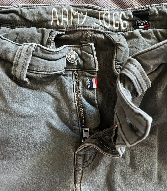 Short / bermuda cargo gris temps des cerises taille M - photo numéro 4
