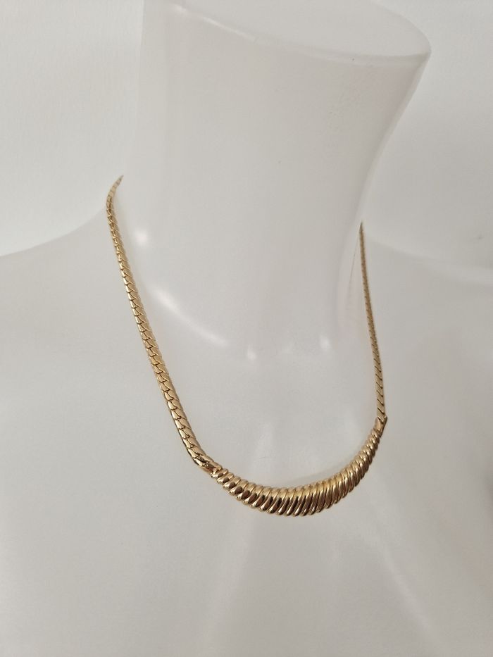Collier vintage dorée - photo numéro 3