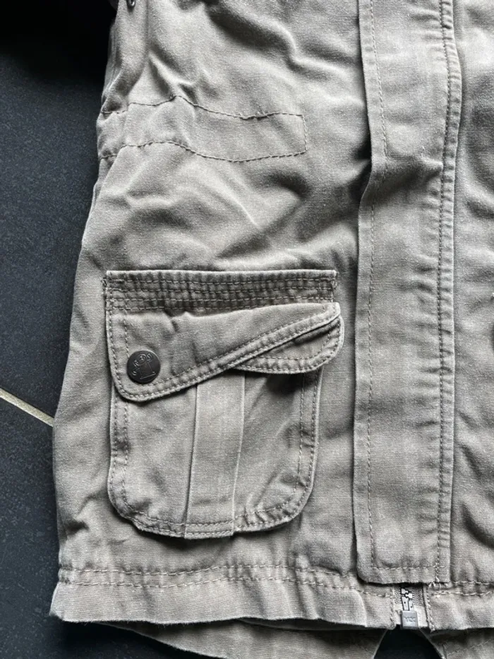 Parka marronné kaki doublé - photo numéro 2