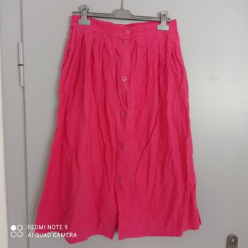 Jupe longue fuchsia t38
