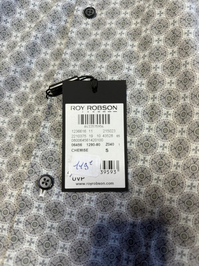 Roy Robson - Chemise, Gris, taille S - photo numéro 5