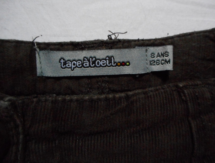 Jupe Velours 8 ans Marron Tape à l'oeil - photo numéro 2