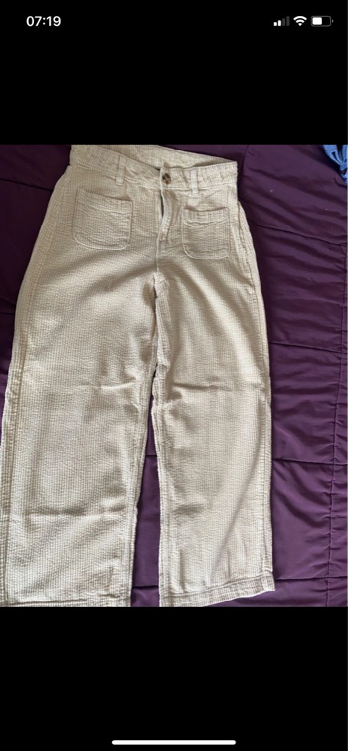 Pantalons large en velours - photo numéro 5