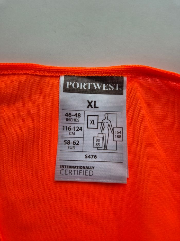Gilet de sécurité orange Portwest taille XL neuf - photo numéro 2