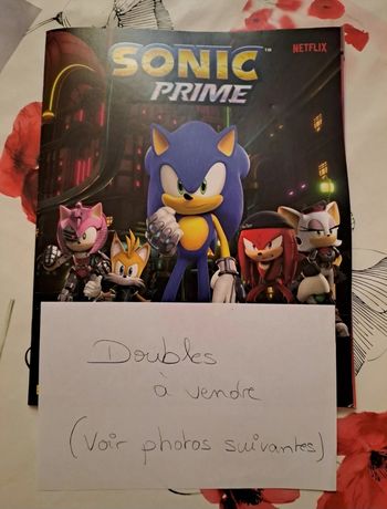 Stickers Sonic prime panini