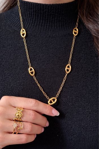 Collier 80cm en acier inoxydable