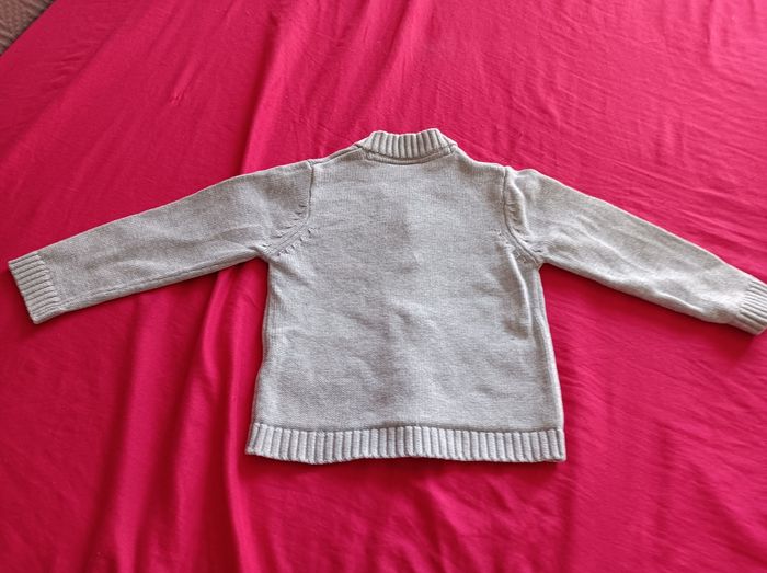 Gilet gris 12 mois - photo numéro 2