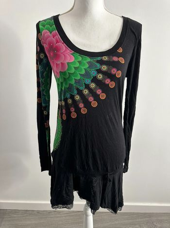 Robe noire et multicolore Desigual TM