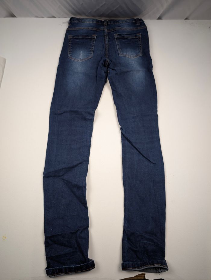 Jean slim bleu délavé - Fille 164 cm (13-14 ans) - Très bon état - photo numéro 5