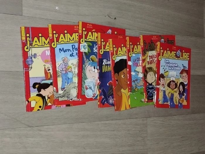 Lot de 8 magazines J’aime lire année 2015-16 L041  7591437957 - photo numéro 2