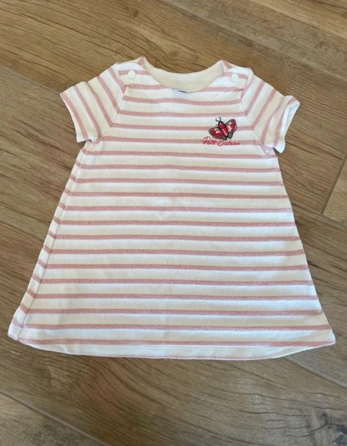 Robe petit bateau marinière