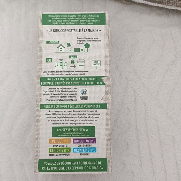 Capsules café Éthiopie bio & équitable – compatibles Nespresso – compostables 🌱 - photo numéro 3