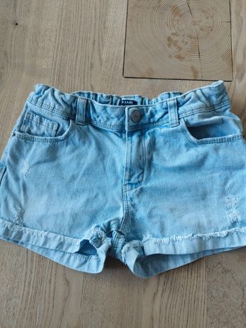 Short jeans fille