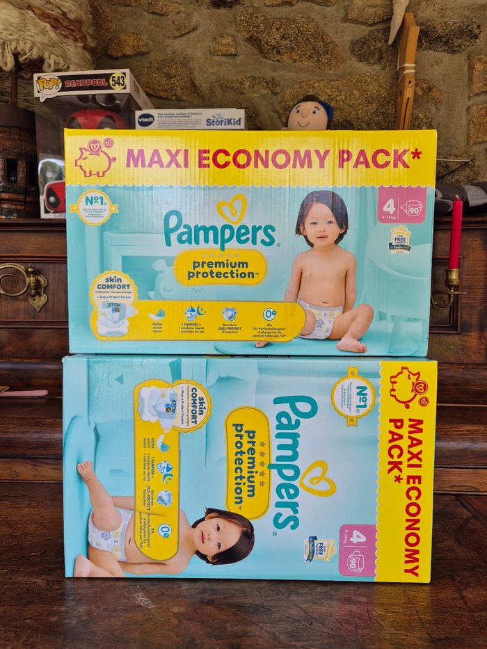 Couche taille 4 Pampers premium protection : 180 couches - photo numéro 3