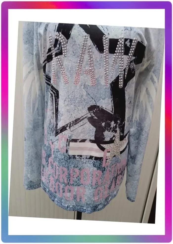 Tee shirt S/M Miss Charm - photo numéro 2