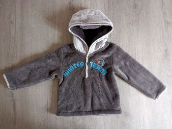 Pull polaire gris 3 ans Obaibi