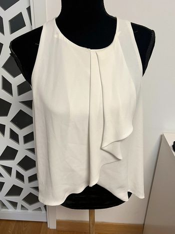Haut blanc cassé Zara