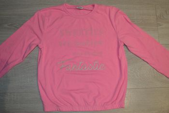 Tee shirt manches longues rose Tape à l'oeil 10 ans