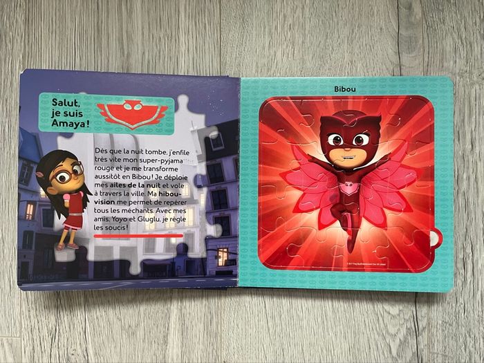 Livre puzzle Pyjamasques – Héros et puzzles intégrés 🦸‍♂️📚 - photo numéro 7