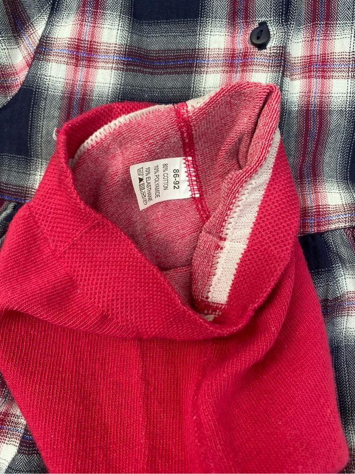 Robe carreaux collant 2 ans fille chaud - photo numéro 4