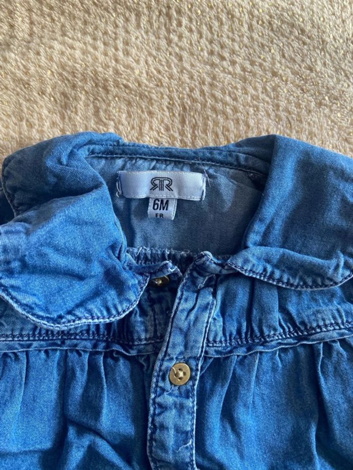 Chemise en jean 6 mois - photo numéro 3