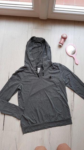 Sweat fin à capuche mi saison fille ikks xs 12ans
