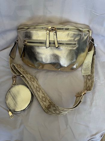 Sac banane doré 