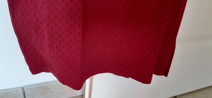 Polo rouge bordeaux manches courtes / Brice / taille L - photo numéro 8