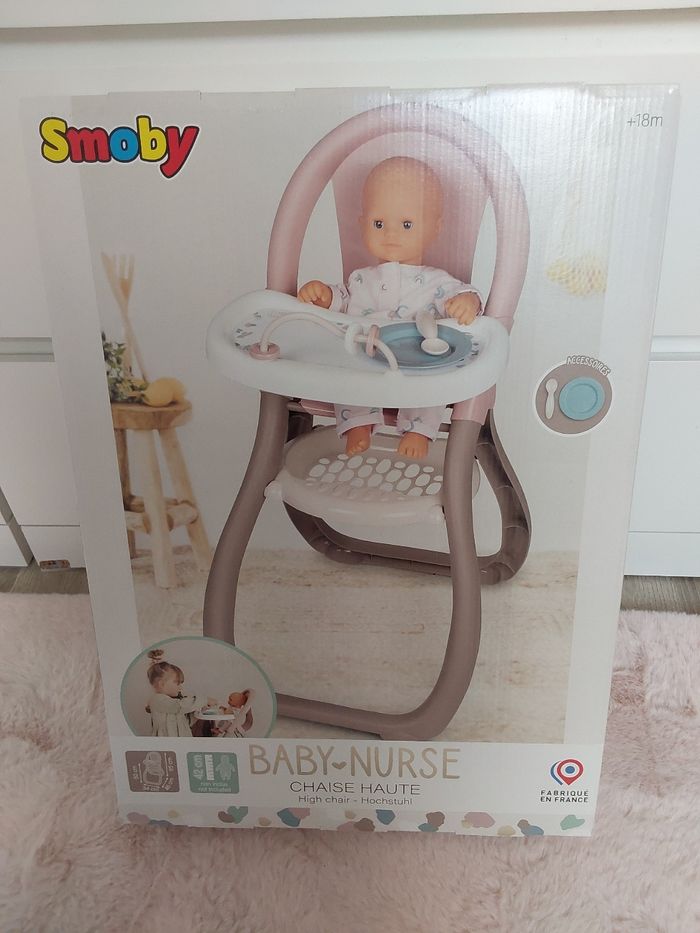 Chaise Haute pour poupon Baby Nurse - neuve - photo numéro 3