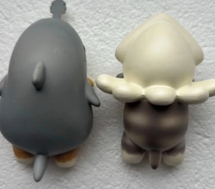 Lot de 2 sonny angels hippers mofusand squid shark blue - photo numéro 3