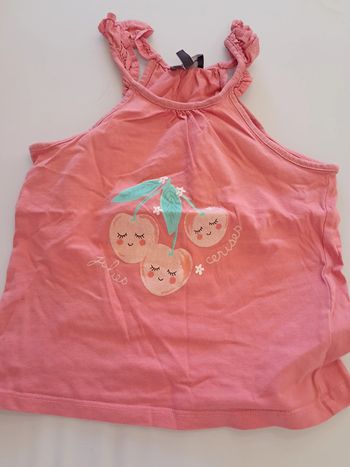 tee shirt débardeur fille 5 ans sergent major