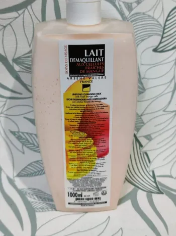 Arsene valere Lait démaquillant au cellules fraiches de mangue 1000 ml