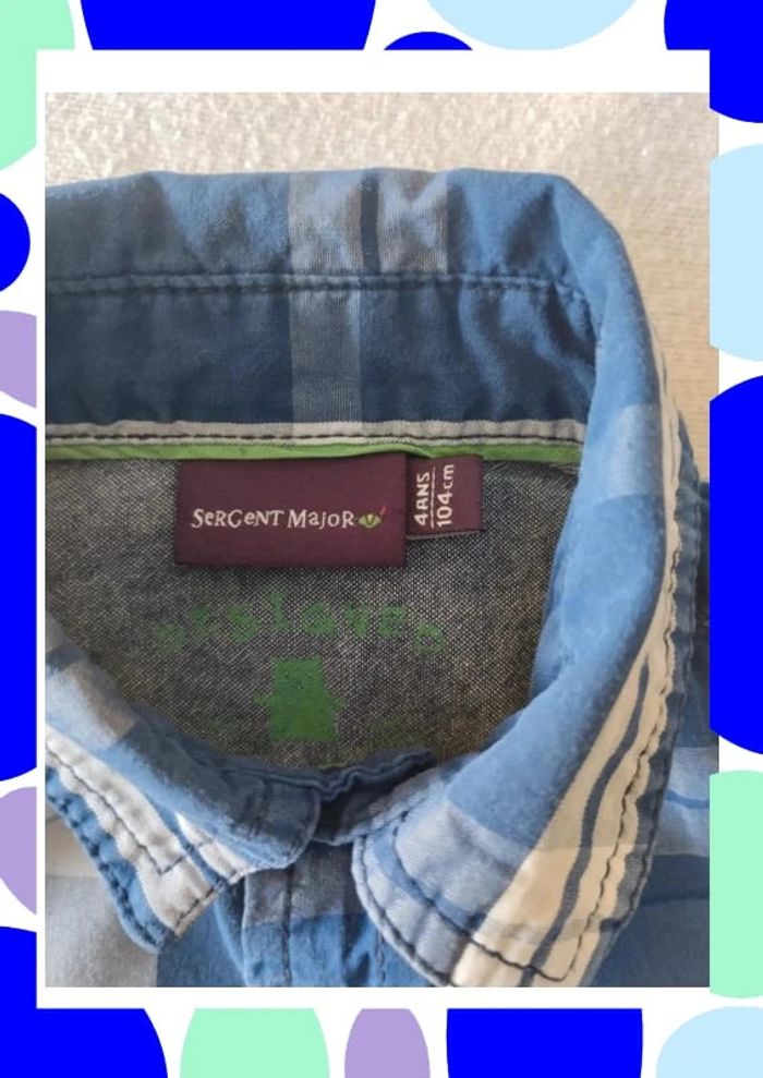 Chemise manches longues Sergent Major - photo numéro 3