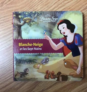 Livre cartonné blanche neige