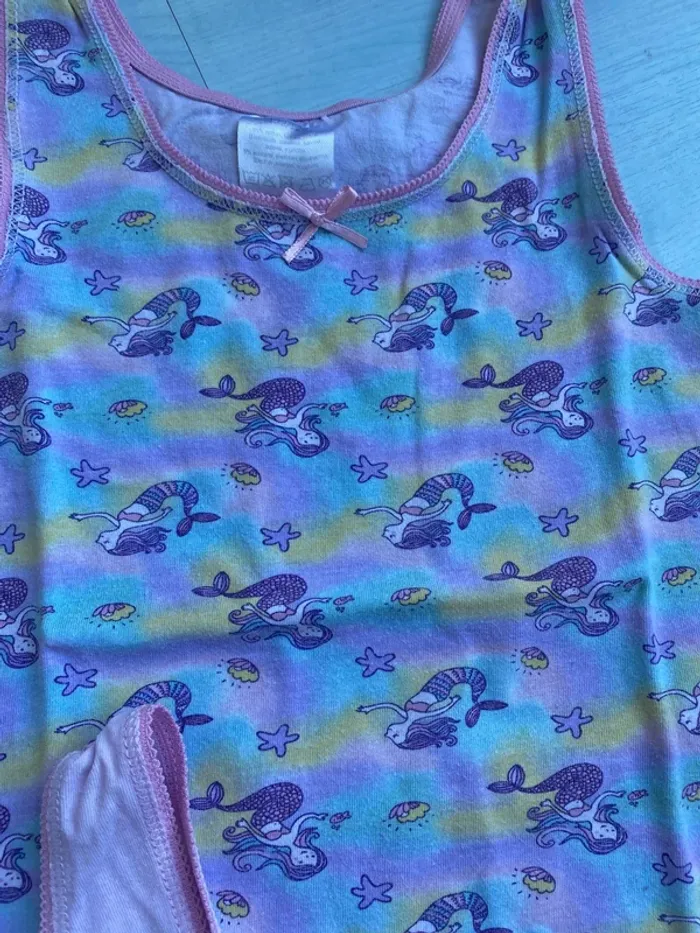 Lot de 3 débardeurs sous-vêtements fille 7 ans - photo numéro 3