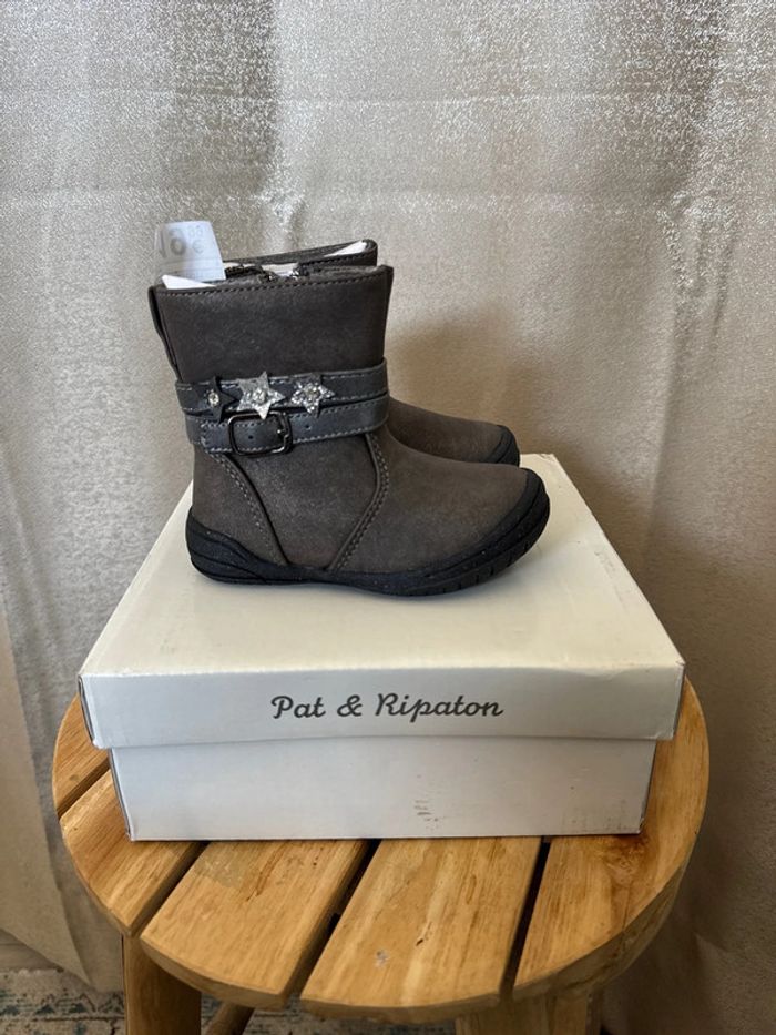 Bottines fille Pat & Ripaton neuves avec étiquette - Pointure 21 - photo numéro 5