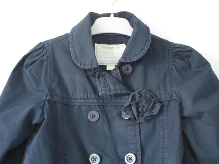Trench bleu marine Vertbaudet 3 ans TBE - photo numéro 3