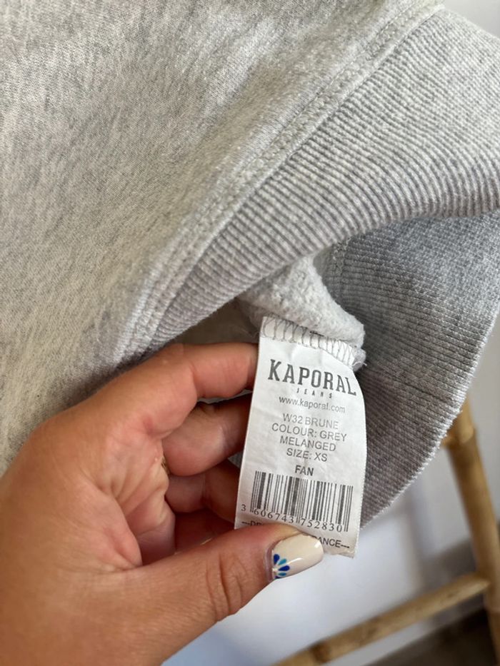 Pull gris Kaporal taille XS - photo numéro 6