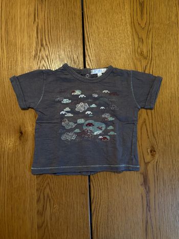 T-shirt Manches Courtes Gris Kitchoun Bébé Garçon 3 Mois Très Bon État – Réduction sur Lot