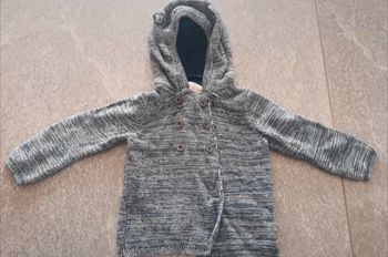 Gilet à capuche bébé 6/12 mois comme NEUF