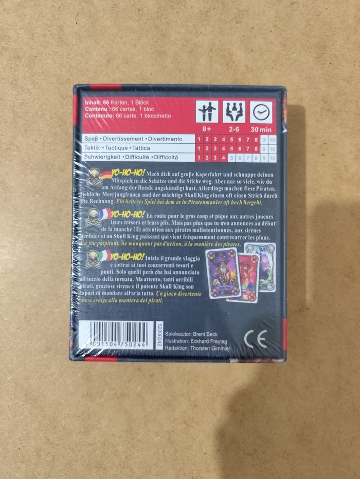 Skull king jeu de société blister régle français jamais ouvert - photo numéro 2