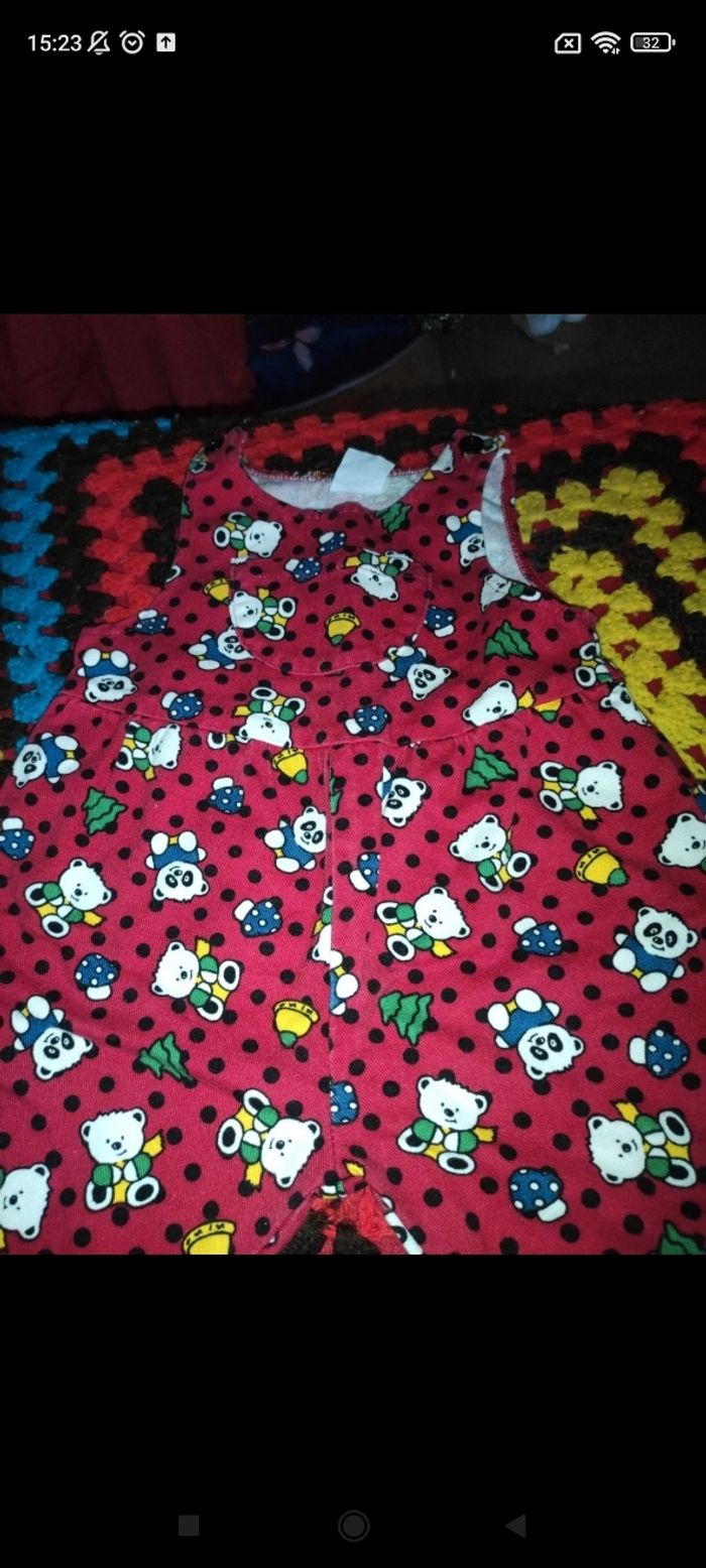 Ancienne salopette bébé e8 - photo numéro 5