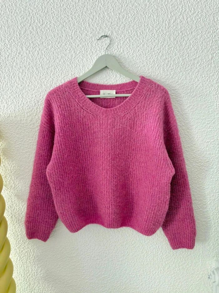 Pull American Vintage Eats fuschia / taille M
