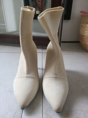 Chaussures chaussettes écrues T38