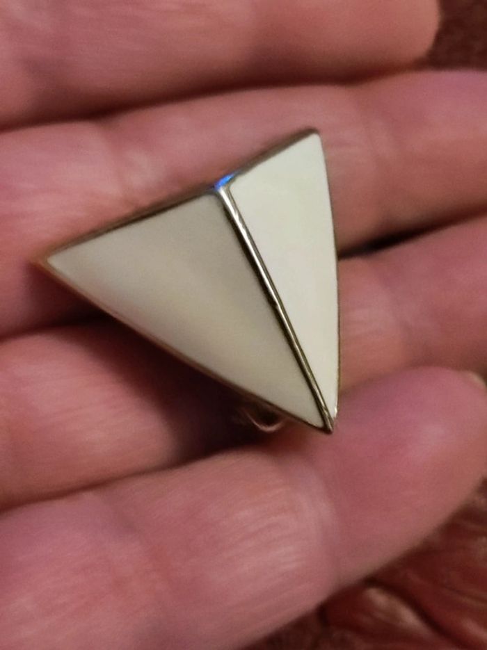 Boucles d'oreilles triangle - photo numéro 10