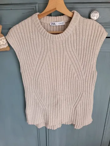 Pull sans manches Zara