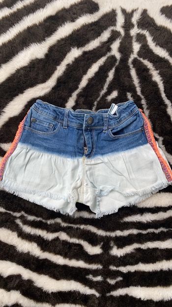 Short tie and dye jeans ikks 8 ans