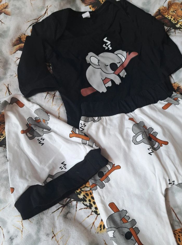 Ensemble 3 pièce koala bébé 1-3mois - photo numéro 2